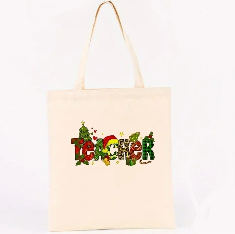 Teacher Christmas Tote